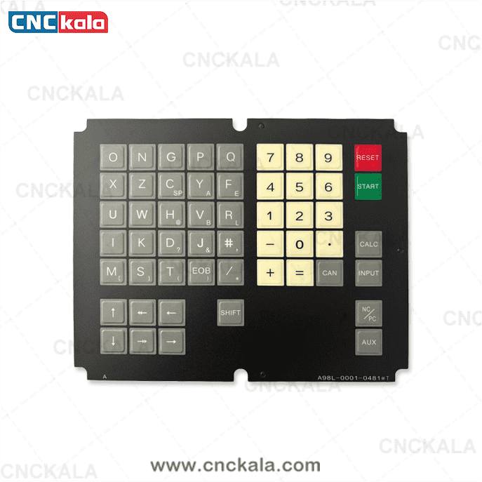 لیبل کیبورد FANUC مدل A98L-0001-0481#T لیبل کیبورد FANUC مدل A98L-0001-0481#T