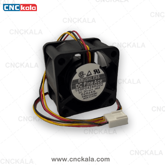 فن خنککننده SANYO DENKI مدل 109P0424H322 فن خنککننده SANYO DENKI مدل 109P0424H322