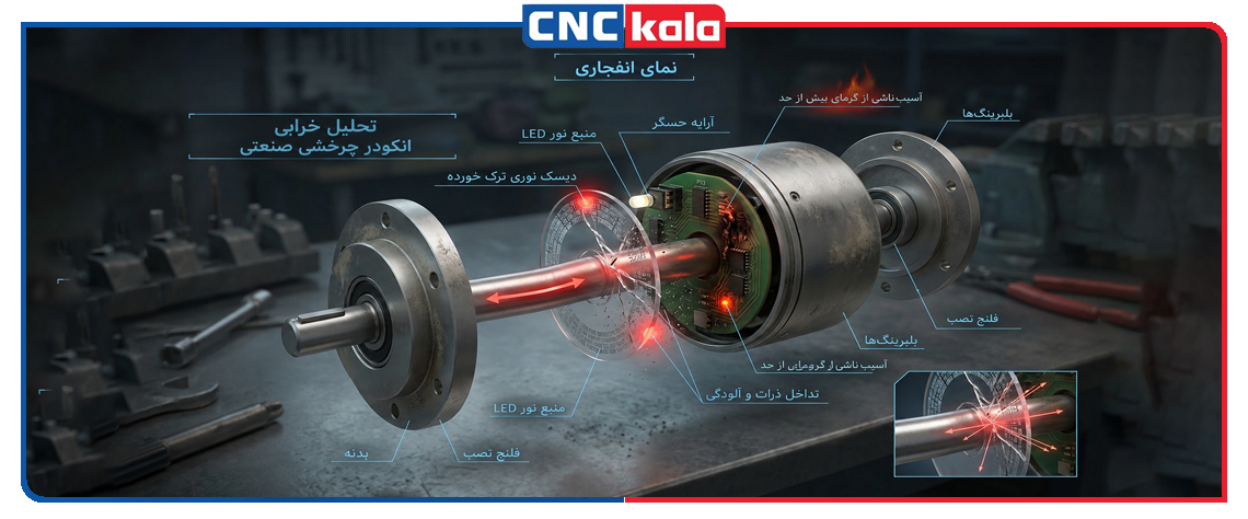 دلایل خرابی انکودرها