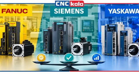 مقایسه سروو درایو فانوک، زیمنس و یاسکاوا برای انتخاب بهترین گزینه
